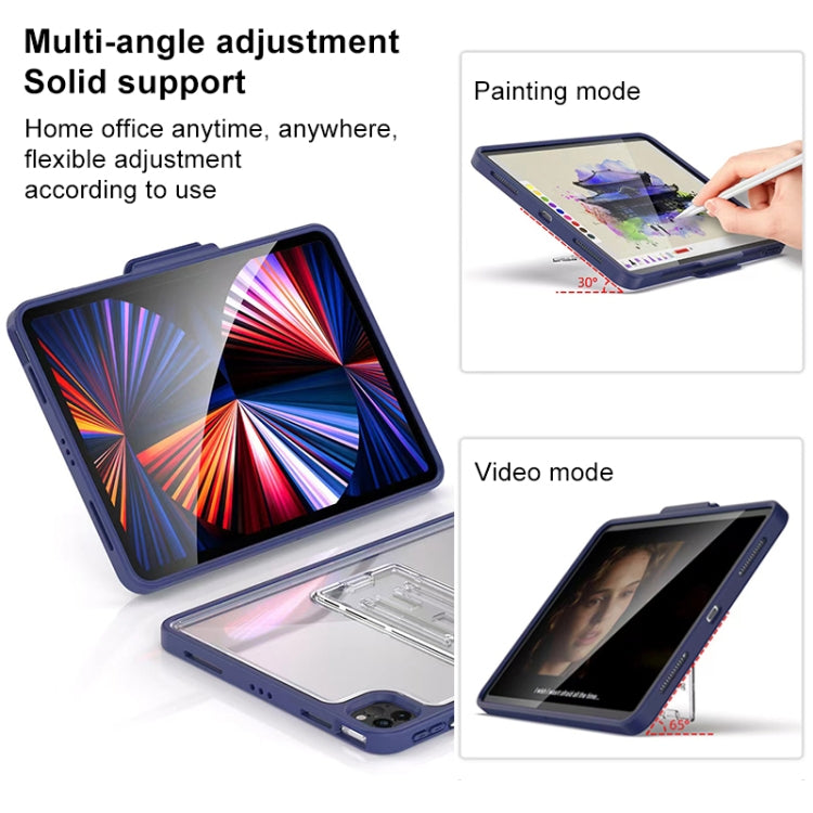 Mutural Transparent Holder Tablet Case For iPad 10.2 2021 / 2020 / 2019 / 10.5(Orange) - free shipping - PMc TechLife - Order now!
