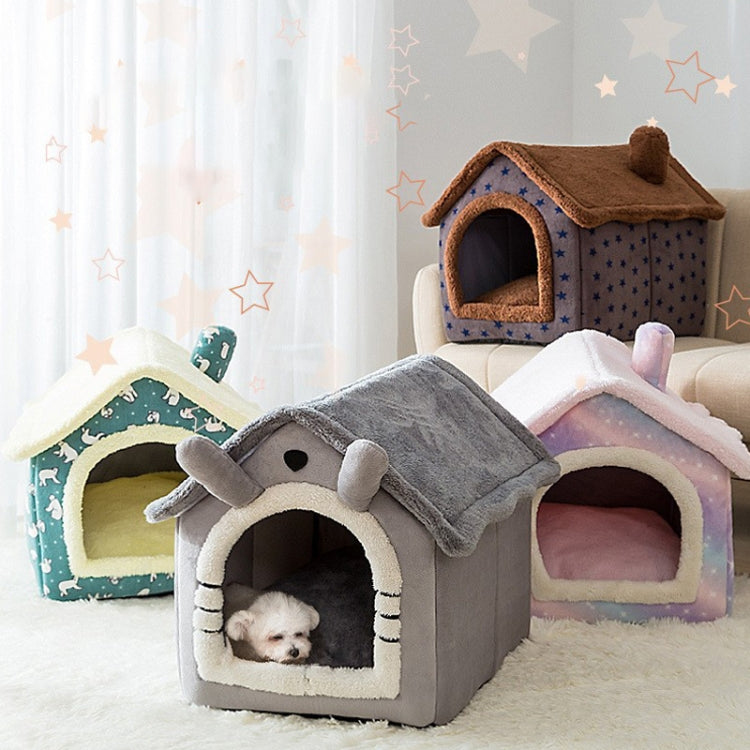 House Type Universal Removable and Washable Pet Dog Cat Bed Pet Supplies, Size:S(Pink Rabbit) - Beds by PMC TechLife | Online Shopping South Africa | PMC TechLife | Buy Now Pay Later Mobicred