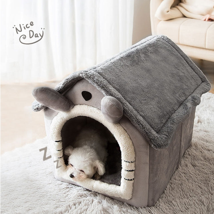 House Type Universal Removable and Washable Pet Dog Cat Bed Pet Supplies, Size:S(Brown Igloo) - Beds by PMC TechLife | Online Shopping South Africa | PMC TechLife | Buy Now Pay Later Mobicred