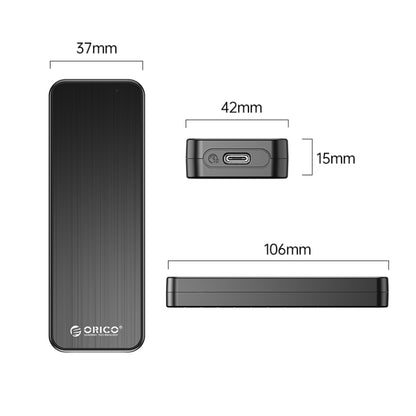 ORICO HM2-G2-BK M.2 NVMe SSD Enclosure(Black) - External Hard Drives by ORICO | Online Shopping South Africa | PMC Jewellery | Buy Now Pay Later Mobicred