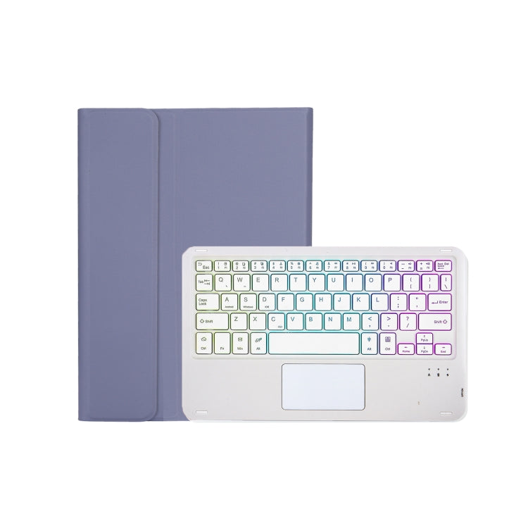 For Huawei MatePad Pro 11 2022 AHW12-AS Detachable Backlight Bluetooth Keyboard Tablet Leather Case(Purple) - Huawei Keyboard by PMC TechLife | Online Shopping South Africa | PMC TechLife
