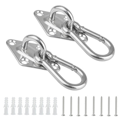 2 PCS 8mm 316 Stainless Steel Sand Bag Ceiling Hook Heavy Duty Swing Hangers - Tents & Accessories by PMC Jewellery | Online Shopping South Africa | PMC Jewellery