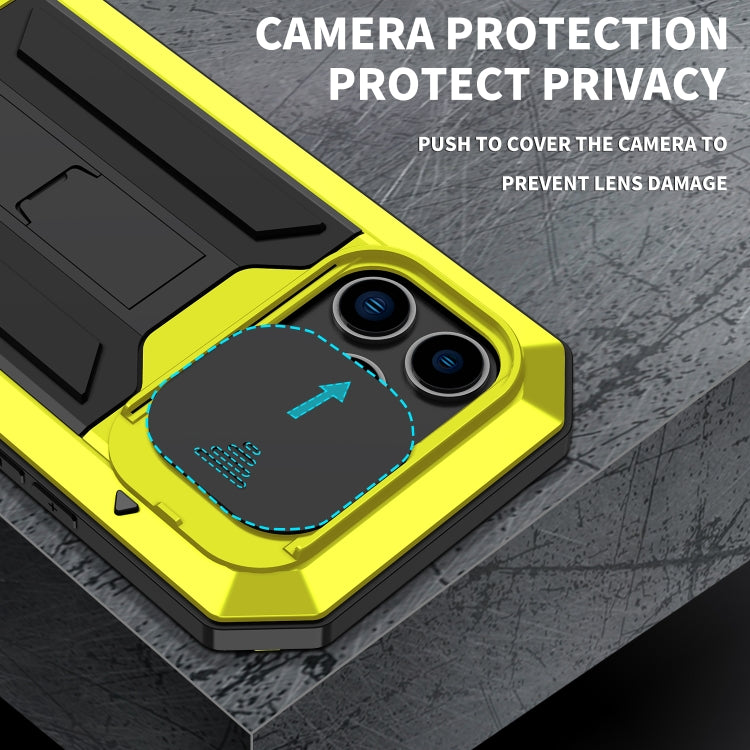 For iPhone 14 Pro R-JUST Shockproof Life Waterproof Dust-proof Case(Yellow) - iPhone 14 Pro Cases by R-JUST | Online Shopping South Africa | PMC Jewellery