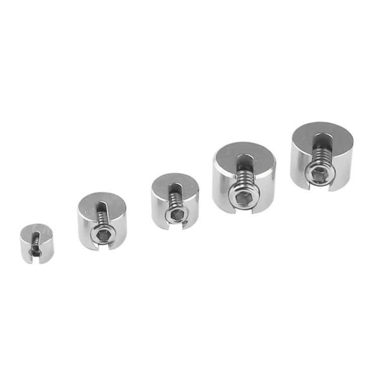 2 PCS M8x3 316 Stainless Steel Garden Wire Rope Fixed Clip - Garden Hand Tools by PMC TechLife | Online Shopping South Africa | PMC TechLife