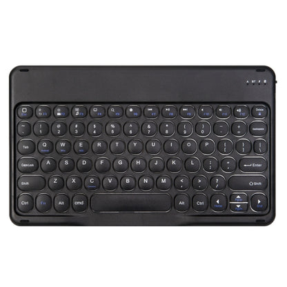 Round Cap Bluetooth Keyboard Leather Case with Pen Slot, without Touchpad For Samsung Galaxy Tab S7(Dark Blue+Black Keyboard) - Samsung Keyboard by PMC Jewellery | Online Shopping South Africa | PMC Jewellery