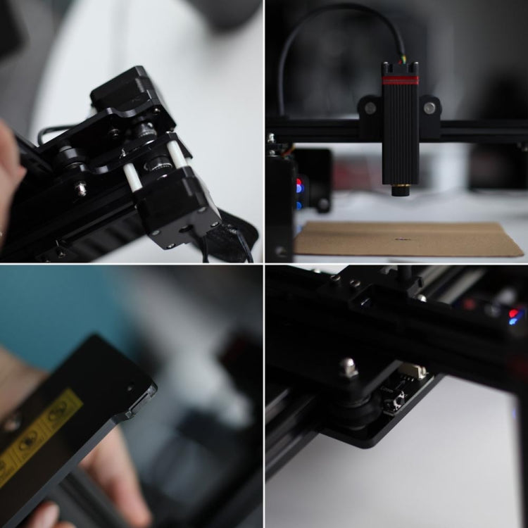 NEJE MASTER 3 Laser Engraver with N30610 Laser Module(EU Plug) - free shipping - PMC Jewellery - Order now!