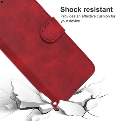 For vivo Y22s / Y22 / Y35 Leather Phone Case(Red) - vivo Cases by PMC Jewellery | Online Shopping South Africa | PMC Jewellery | Buy Now Pay Later Mobicred