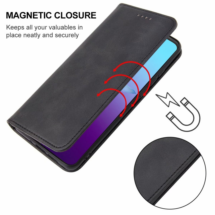 For vivo V20 2021 Magnetic Closure Leather Phone Case(Black) - vivo Cases by PMC Jewellery | Online Shopping South Africa | PMC Jewellery