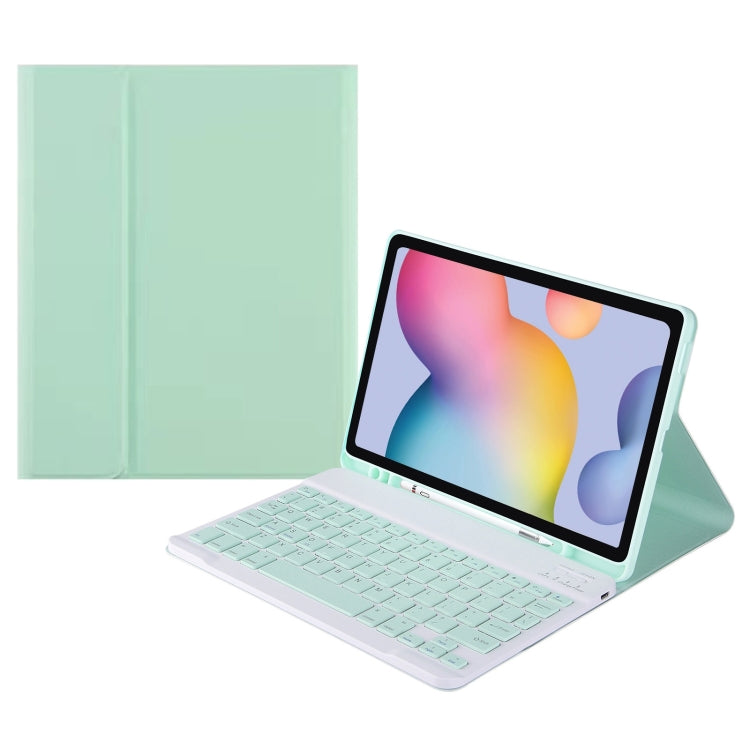 A7 Square Cap Bluetooth Keyboard Leather Case with Pen Slot For Samsung Galaxy Tab A7 10.4 2020(Green) - free shipping - PMC TechLife - Order now!