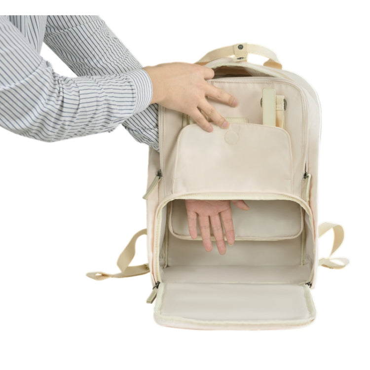 CADeN Multifunctional Photography Shoulders Digital Bag Portable Camera Backpack, Size:28.5 x 14 x 42cm(Beige) - free shipping - PMC TechLife - Order now!