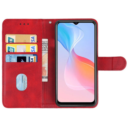 For vivo Y21 2021 / V2111 Leather Phone Case(Red) - vivo Cases by PMC Jewellery | Online Shopping South Africa | PMC Jewellery | Buy Now Pay Later Mobicred