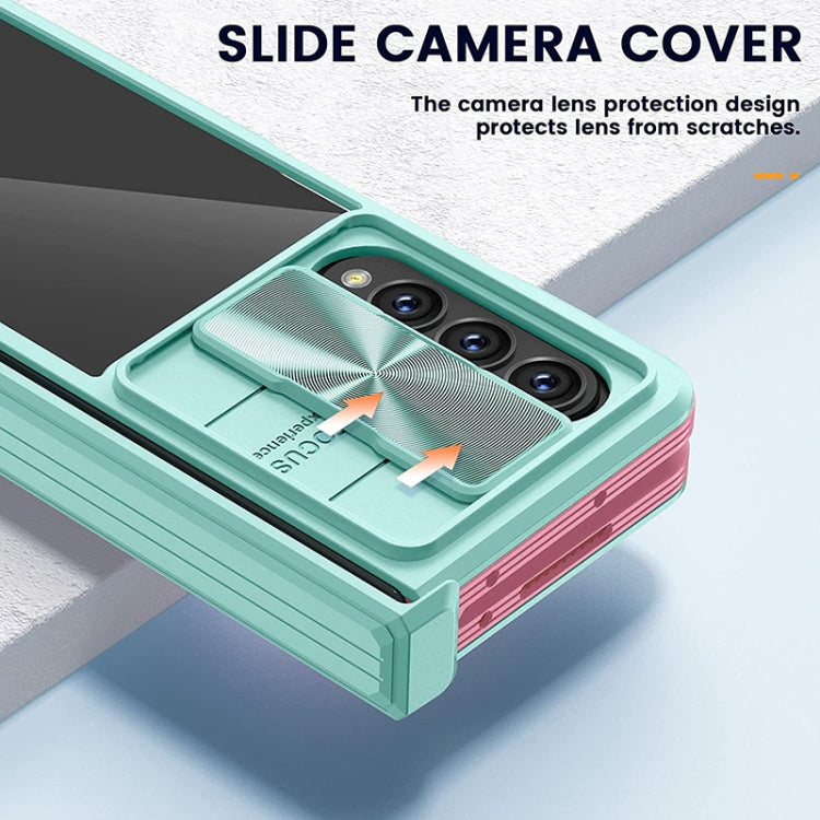 For Samsung Galaxy Z Fold4 360 Full Body Sliding Camshield Phone Case(Black) - Galaxy Z Fold4 5G Cases by PMC TechLife | Online Shopping South Africa | PMC TechLife