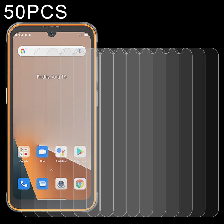 For Blackview BV5200 50 PCS 0.26mm 9H 2.5D Tempered Glass Film - For Blackview by PMC TechLife | Online Shopping South Africa | PMC TechLife