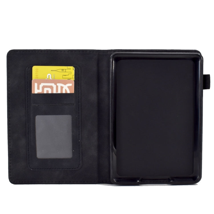 For Amazon Kindle Paperwhite 5 Embossed Smile Flip Tablet Leather Case(Black) - Amazon by PMC TechLife | Online Shopping South Africa | PMC TechLife | Buy Now Pay Later Mobicred