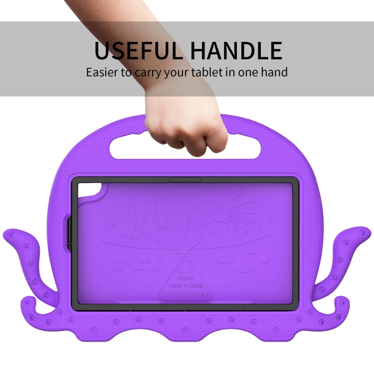For Lenovo  Tab M8 TB 8505F / 8705N Octopus Style EVA + PC Tablet Case with Strap(Purple) - Lenovo by PMC TechLife | Online Shopping South Africa | PMC TechLife | Buy Now Pay Later Mobicred
