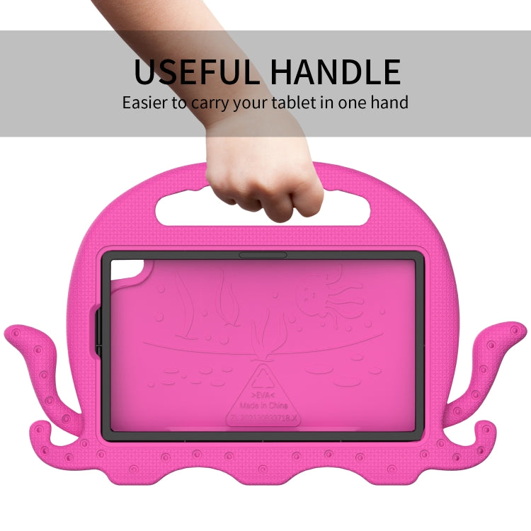 For Lenovo  Tab M8 TB 8505F / 8705N Octopus Style EVA + PC Tablet Case with Strap(Rose Red) - Lenovo by PMC TechLife | Online Shopping South Africa | PMC TechLife | Buy Now Pay Later Mobicred