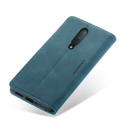 For OnePlus 8 CaseMe Multifunctional Horizontal Flip Leather Case, with Card Slot & Holder & Wallet(Blue) - OnePlus Cases by CaseMe | Online Shopping South Africa | PMC Jewellery | Buy Now Pay Later Mobicred