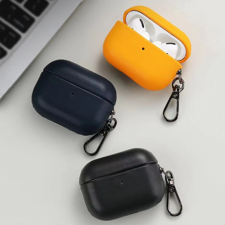 For Apple AirPods Pro PU Leather Wireless Bluetooth Earphone Protective Case(Purple) - For AirPods Pro by PMC Jewellery | Online Shopping South Africa | PMC Jewellery | Buy Now Pay Later Mobicred