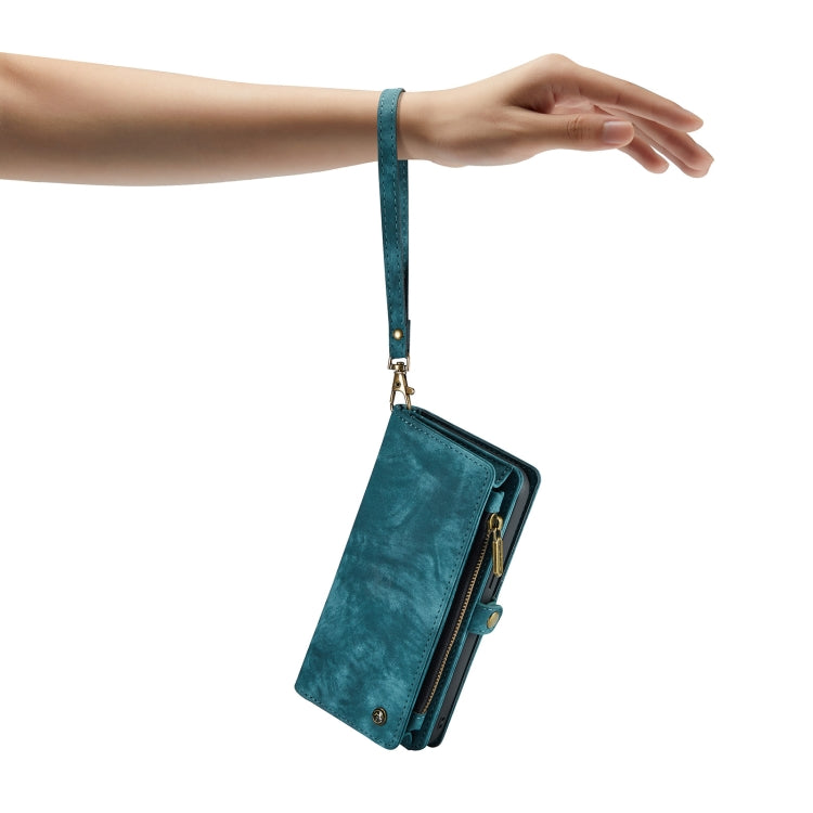 For iPhone 14 Plus CaseMe 008 Detachable Multifunctional Leather Phone Case(Blue) - iPhone 14 Plus Cases by CaseMe | Online Shopping South Africa | PMC Jewellery | Buy Now Pay Later Mobicred