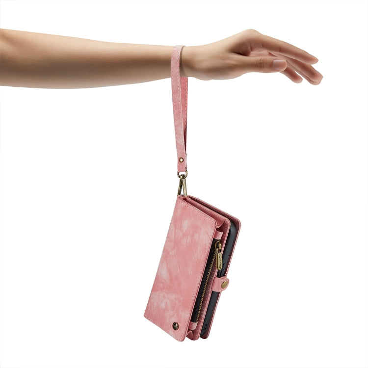For iPhone 14 Pro CaseMe 008 Detachable Multifunctional Leather Phone Case(Pink) - iPhone 14 Pro Cases by CaseMe | Online Shopping South Africa | PMC Jewellery | Buy Now Pay Later Mobicred