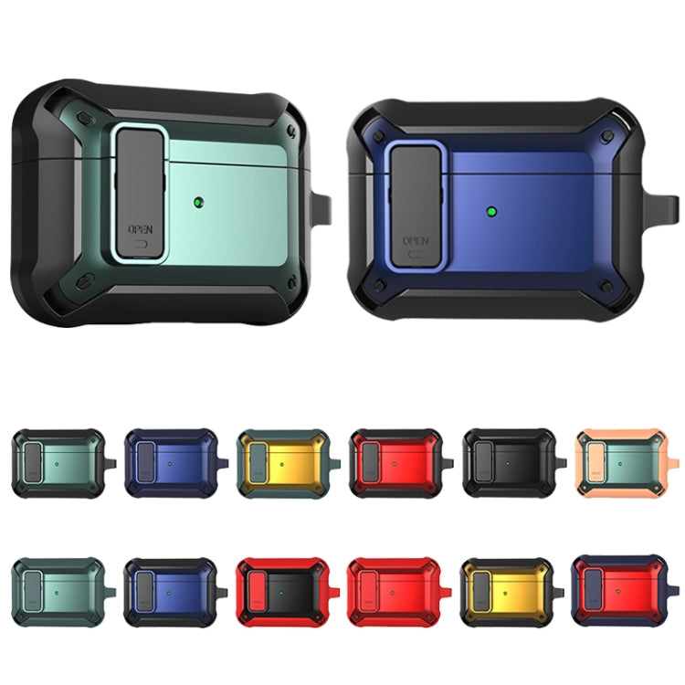 For AirPods Pro 2 Wireless Earphones Shockproof Bumblebee Silicone Protective Case(Blue Red) - free shipping - PMC Jewellery - Order now!