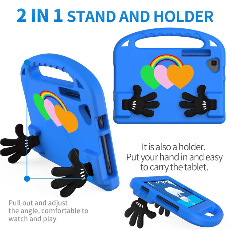 For Lenovo Tab K10 Love Small Palm Holder EVA Tablet Case(Blue) - Lenovo by PMC TechLife | Online Shopping South Africa | PMC TechLife | Buy Now Pay Later Mobicred