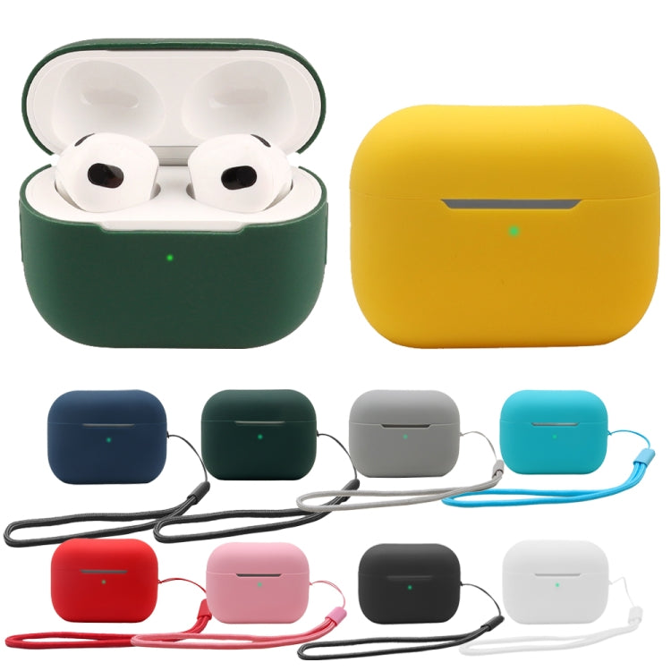 For AirPods Pro 2 2.0mm Solid Color Silicone Protective Cover(Blue) - For AirPods Pro 2 by PMC Jewellery | Online Shopping South Africa | PMC Jewellery | Buy Now Pay Later Mobicred
