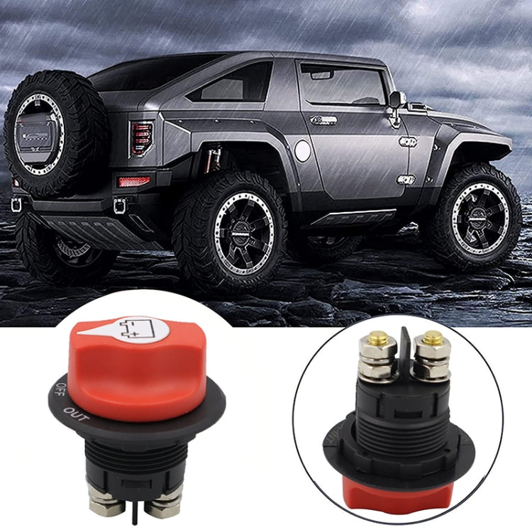 50A 10AWG Car Yacht Battery Selector Isolator Disconnect Rotary Switch Cut With Power Cord - Car Switches by PMC TechLife | Online Shopping South Africa | PMC TechLife | Buy Now Pay Later Mobicred