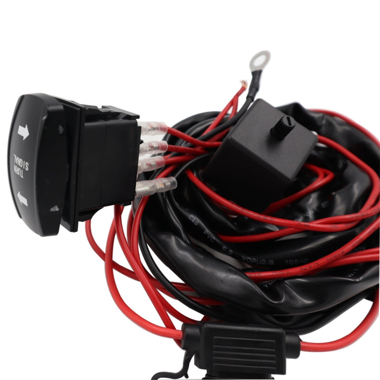 For UTV / ATU Car Turn Signal Light Toggle Switch Turn Signal Kit, Style:Vertical Green Turn Switch - Car Light Accessories by PMC TechLife | Online Shopping South Africa | PMC TechLife | Buy Now Pay Later Mobicred