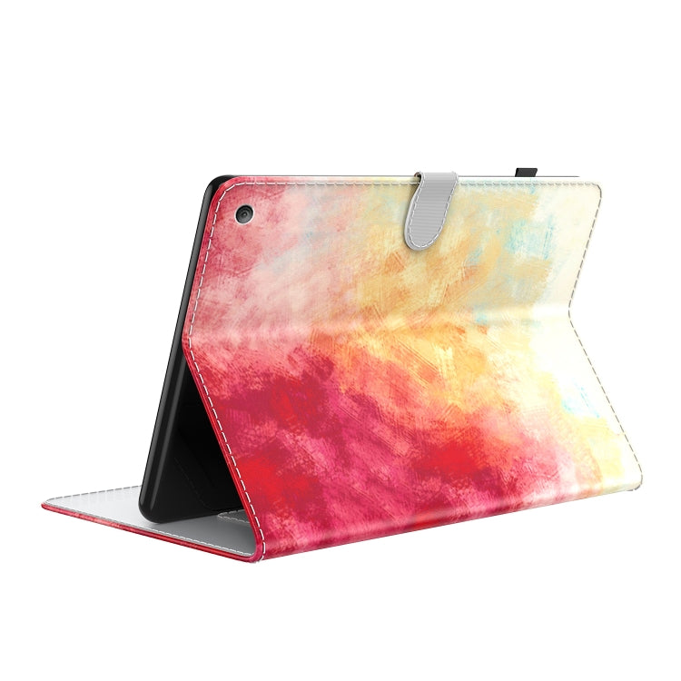 For Amazon Kindle Fire 7 2022 Watercolor Pattern Flip Leather Tablet Case(Spring Cherry) - Amazon by PMC TechLife | Online Shopping South Africa | PMC TechLife | Buy Now Pay Later Mobicred