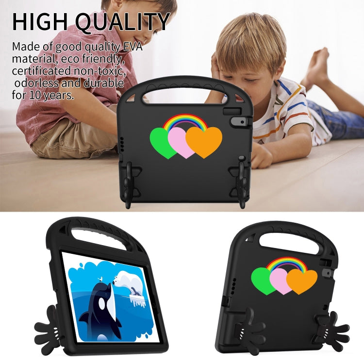 For Lenovo Tab B10 10.1 2020 Love Small Palm Holder EVA Tablet Case(Black) - Lenovo by PMC TechLife | Online Shopping South Africa | PMC TechLife | Buy Now Pay Later Mobicred