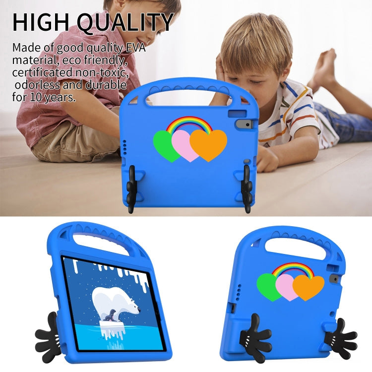 For Huawei MediaPad T5 10 Love Small Palm Holder EVA Tablet Case(Blue) - Huawei by PMC TechLife | Online Shopping South Africa | PMC TechLife | Buy Now Pay Later Mobicred