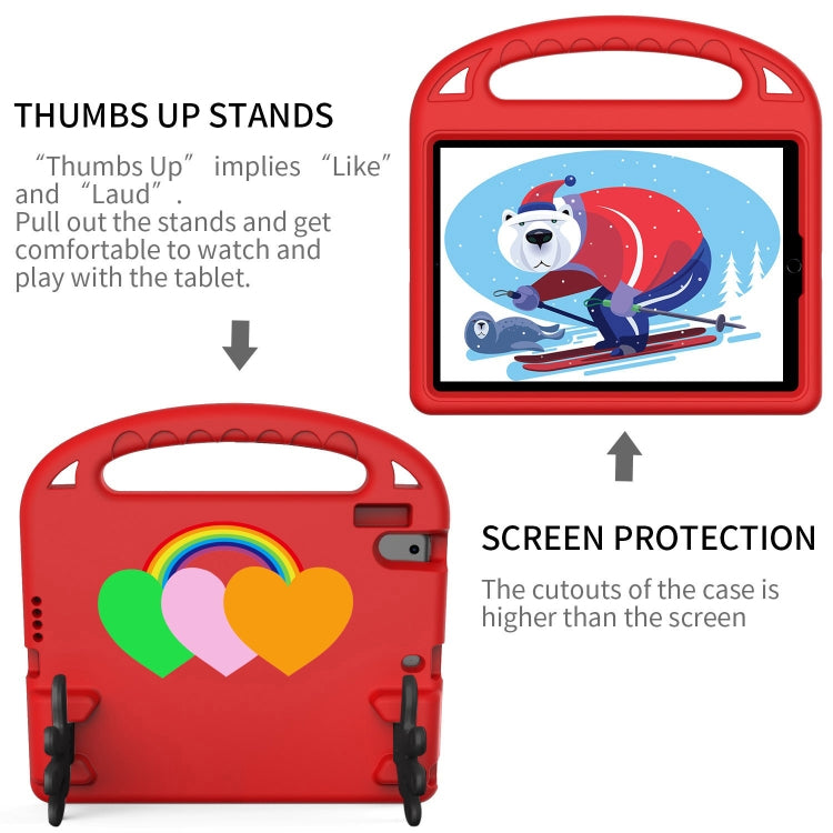 For Lenovo Tab P10 TB-X706 Love Small Palm Holder EVA Tablet Case(Red) - Lenovo by PMC TechLife | Online Shopping South Africa | PMC TechLife | Buy Now Pay Later Mobicred