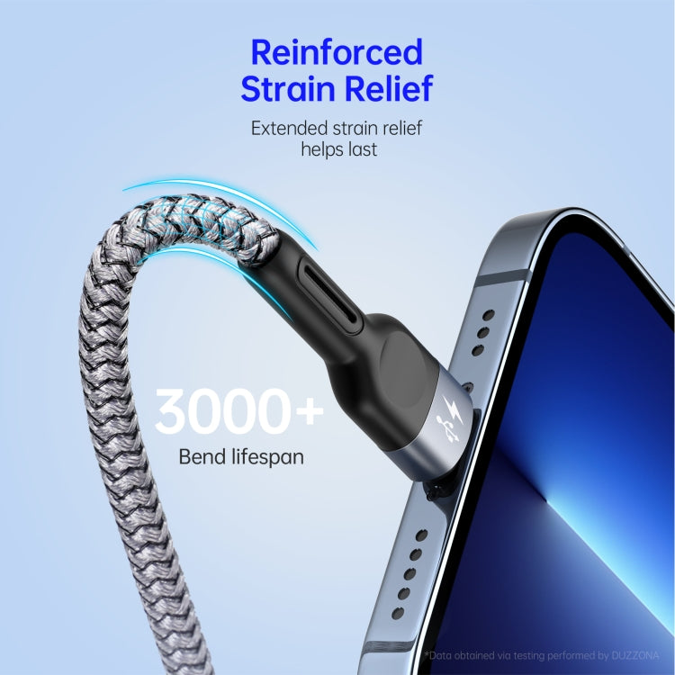 DUZZONA A3 3 in 1 USB to Type-C / 8 Pin / Micro USB Fast Charging Cable,Cable Length: 1.3m - Multifunction Cable by DUZZONA | Online Shopping South Africa | PMC Jewellery | Buy Now Pay Later Mobicred