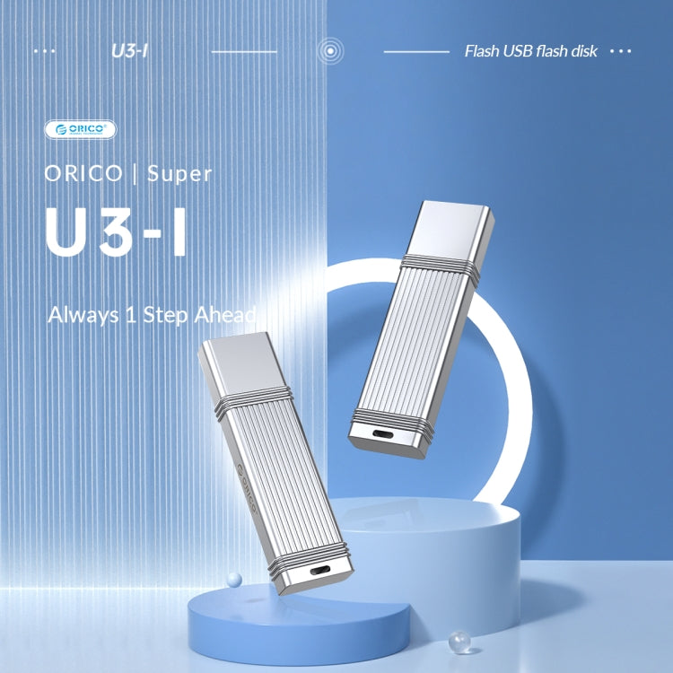 ORICO USB Flash Drive, Read: 100MB/s, Write: 50MB/s, Memory:32GB, Port:USB-A(Silver) - USB Flash Drives by ORICO | Online Shopping South Africa | PMC Jewellery | Buy Now Pay Later Mobicred