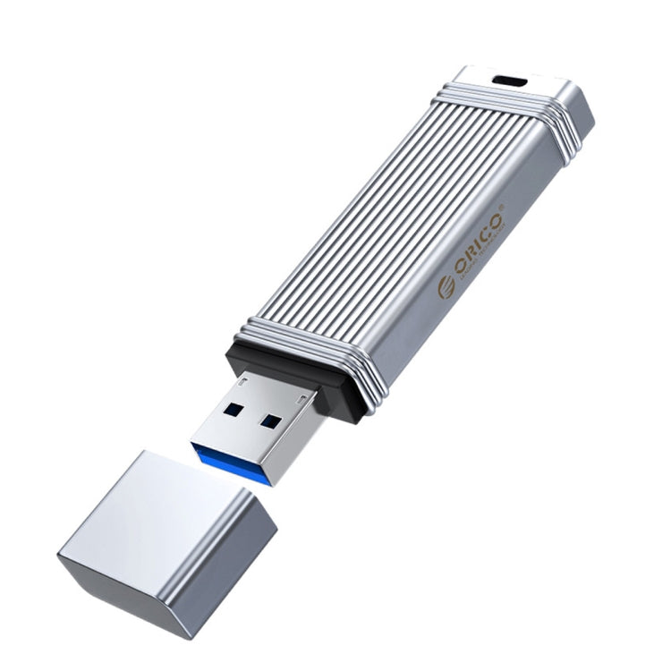 ORICO USB Flash Drive, Read: 100MB/s, Write: 50MB/s, Memory:128GB, Port:USB-A(Silver) - free shipping - PMC Jewellery - Order now!