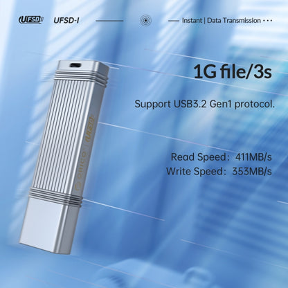 ORICO USB Solid State Flash Drive, Read: 520MB/s, Write: 450MB/s, Memory:256GB, Port:USB-A(Silver) - USB Flash Drives by ORICO | Online Shopping South Africa | PMC Jewellery | Buy Now Pay Later Mobicred