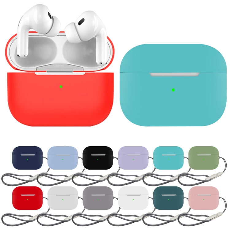 For AirPods Pro 2 Earphone Silicone Protective Case(Pink) - For AirPods Pro 2 by PMC Jewellery | Online Shopping South Africa | PMC Jewellery | Buy Now Pay Later Mobicred