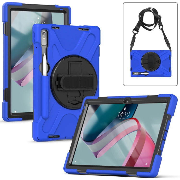For Lenovo Pad Pro 11.2 2022 TB-138FC/132FU Silicone + PC Protective Tablet Case(Blue) - Lenovo by PMC TechLife | Online Shopping South Africa | PMC TechLife | Buy Now Pay Later Mobicred
