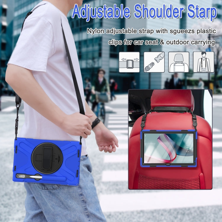 For Lenovo Pad Pro 11.2 2022 TB-138FC/132FU Silicone + PC Protective Tablet Case(Blue) - Lenovo by PMC TechLife | Online Shopping South Africa | PMC TechLife | Buy Now Pay Later Mobicred