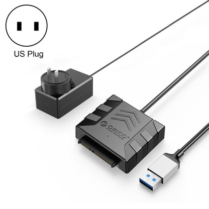 ORICO UTS1 USB 3.0 2.5-inch SATA HDD Adapter with 12V 2A Power Adapter, Cable Length:0.3m(US Plug) - USB to IDE / SATA by ORICO | Online Shopping South Africa | PMC Jewellery | Buy Now Pay Later Mobicred