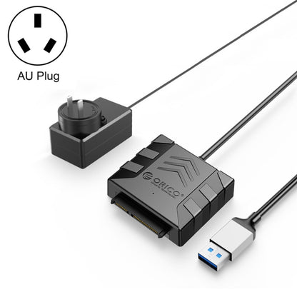 ORICO UTS1 USB 3.0 2.5-inch SATA HDD Adapter with 12V 2A Power Adapter, Cable Length:0.5m(AU Plug) - USB to IDE / SATA by ORICO | Online Shopping South Africa | PMC Jewellery | Buy Now Pay Later Mobicred