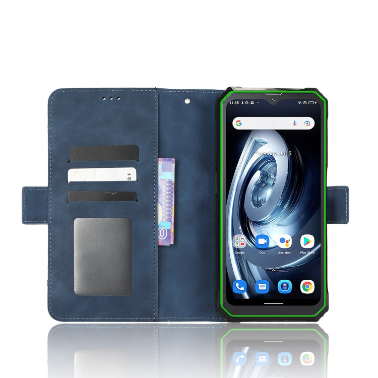 For Blackview BV7100 Skin Feel Calf Texture Card Slots Leather Phone Case(Blue) - More Brand by PMC TechLife | Online Shopping South Africa | PMC TechLife | Buy Now Pay Later Mobicred
