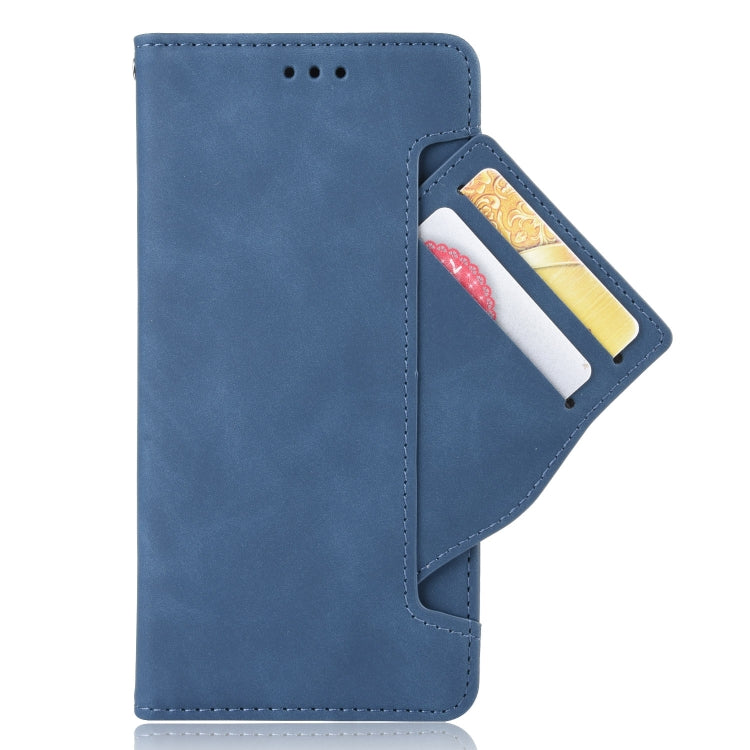 For Blackview OSCAL C80 Skin Feel Calf Texture Card Slots Leather Phone Case(Blue) - More Brand by PMC TechLife | Online Shopping South Africa | PMC TechLife | Buy Now Pay Later Mobicred