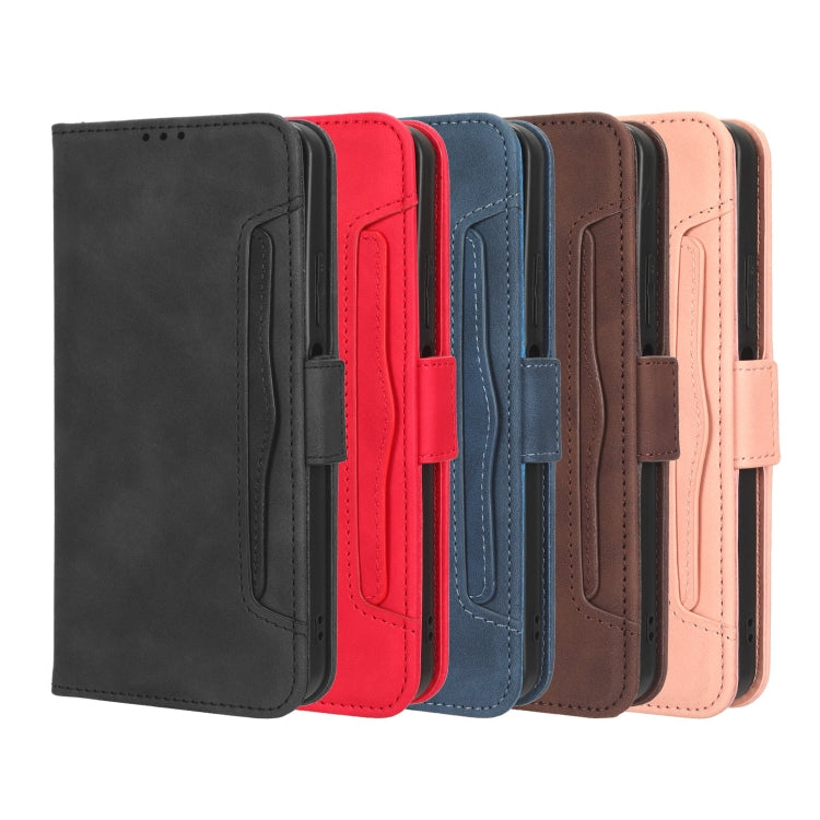 For Blackview OSCAL C80 Skin Feel Calf Texture Card Slots Leather Phone Case(Blue) - More Brand by PMC TechLife | Online Shopping South Africa | PMC TechLife | Buy Now Pay Later Mobicred