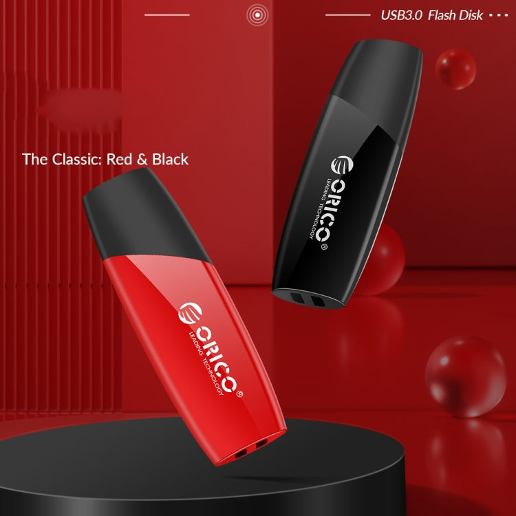 ORCIO USB3.0 U Disk Drive, Read: 100MB/s, Write: 15MB/s, Memory:32GB, Port:USB-A(Black) - USB Flash Drives by ORICO | Online Shopping South Africa | PMC Jewellery | Buy Now Pay Later Mobicred