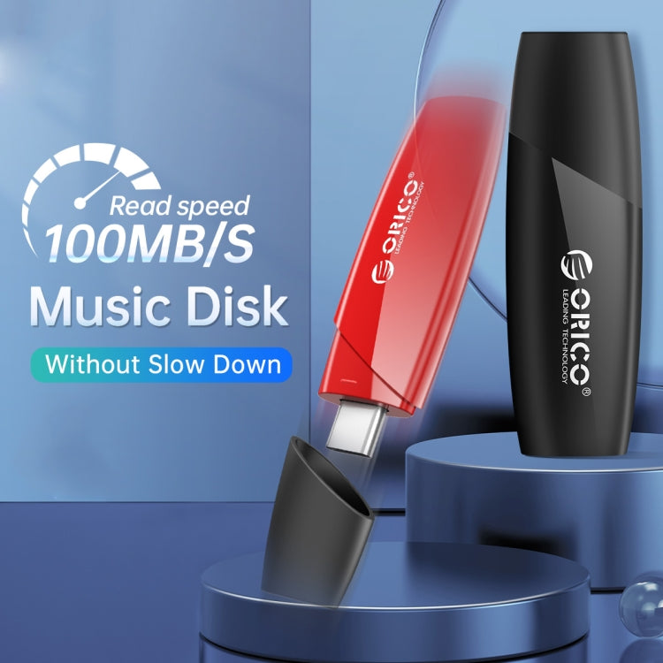 ORCIO USB3.0 U Disk Drive, Read: 100MB/s, Write: 15MB/s, Memory:64GB, Port:USB-A(Black) - USB Flash Drives by ORICO | Online Shopping South Africa | PMC Jewellery | Buy Now Pay Later Mobicred