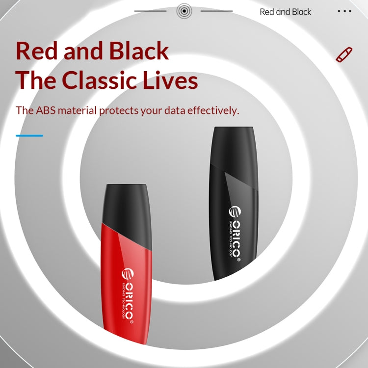 ORCIO USB3.0 U Disk Drive, Read: 100MB/s, Write: 15MB/s, Memory:256GB, Port:USB-A(Red) - free shipping - PMC Jewellery - Order now!