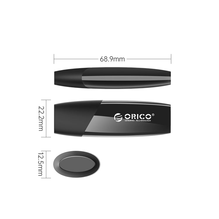 ORCIO USB3.0 U Disk Drive, Read: 260MB/s, Write: 15MB/s, Memory:128GB, Port:USB-A(Black) - USB Flash Drives by ORICO | Online Shopping South Africa | PMC Jewellery | Buy Now Pay Later Mobicred