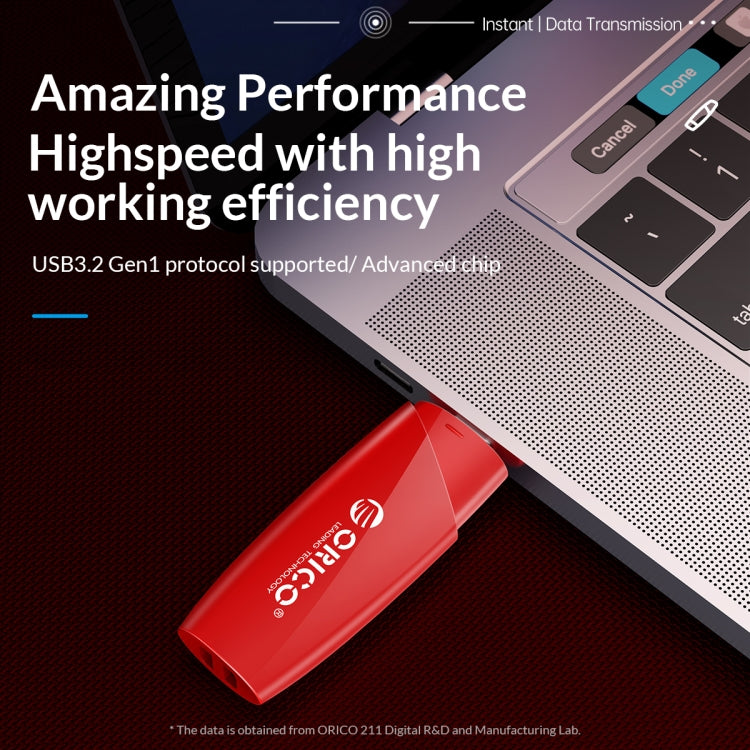 ORCIO USB3.0 U Disk Drive, Read: 260MB/s, Write: 15MB/s, Memory:256GB, Port:USB-A(Red) - USB Flash Drives by ORICO | Online Shopping South Africa | PMC Jewellery | Buy Now Pay Later Mobicred